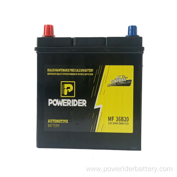 12v 35ah 36B20 lead acid car starting battery